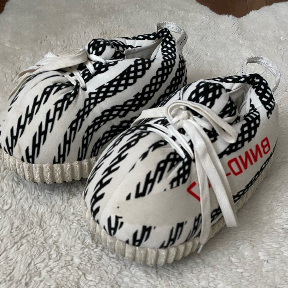Huge yeezy slippers
